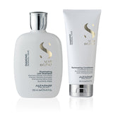 ALFAPARF Kit Shampoo y Acondicionador Diamond Iluminador Semi di lino