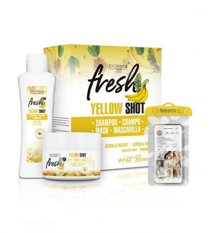 SALERM Pack Yellow Shot Shampoo + Mascarilla Rulos