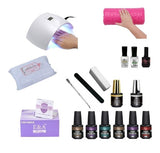 Esmaltado Permanente + Lámpara Led Uv 42w Profesional