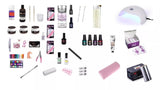 Kit Completo Manicure, Acrílicas, Permanentes, Gel Lampara Uv/Led