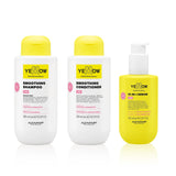 Shampoo + Acondicionador + Serum Protector Térmico Antifrizz YELLOW