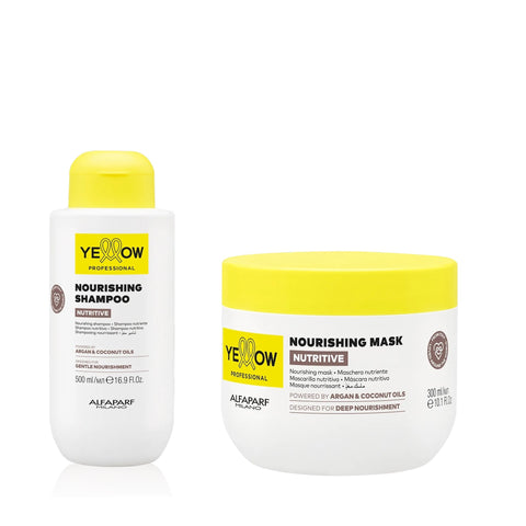 Shampoo 500ml+ Mask Nutrición Cabello Dañado YELLOW