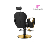 Sillón premium salon dorado