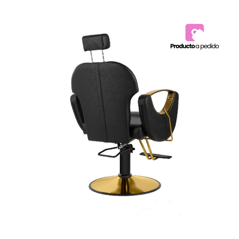 Sillón premium salon dorado