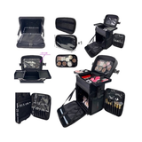 Maleta Peluqueria tela negra