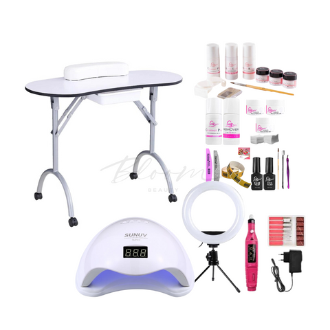Pack Emprende Mesa Manicure - Acrilico - Gel Loveyes