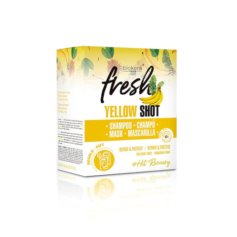 SALERM Pack Yellow Shot Shampoo + Mascarilla Rulos