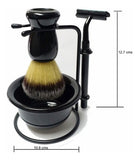 Kit Barbero Clasico, Isopo, Posillo Y Afeitadora, Barberia