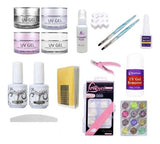 Kit Para Uñas Gel Uv Profesional, Manicure