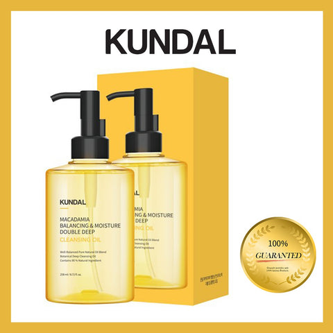 [Kundal] Aceite limpiador facial de macadamia balance y doble limpieza humectante