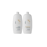 ALFAPARF Pack Shampoo y Acondicionador Diamond Semi Di Lino 1000 ml