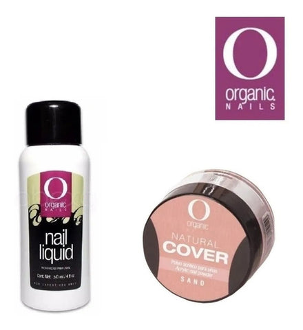 Original Kit Organic Nails, Polimero 14g+ Monomero 120ml