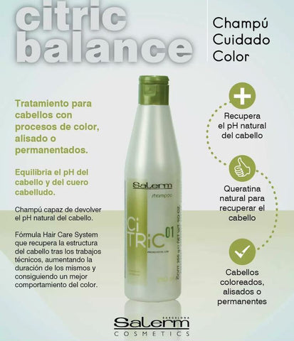 SALERM Shampoo Citric Balance 250 ml