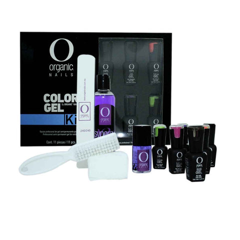 Kit Color Gel Organic Nails