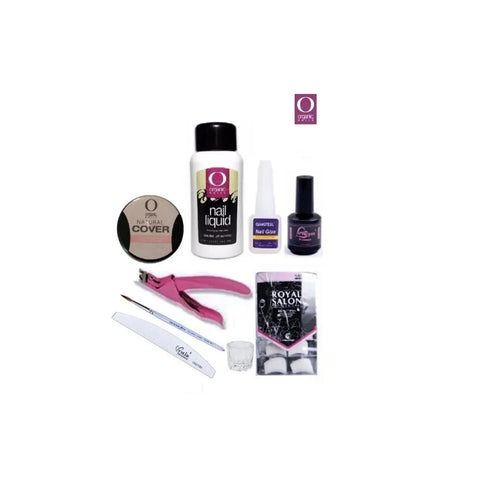 Kit Uñas Acrilicas Organic Nails, Monom 60ml Uñas Acrilicas.