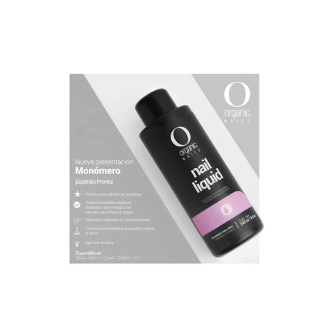 Kit Organic Nails, Monomero 30ml+polimero 28g
