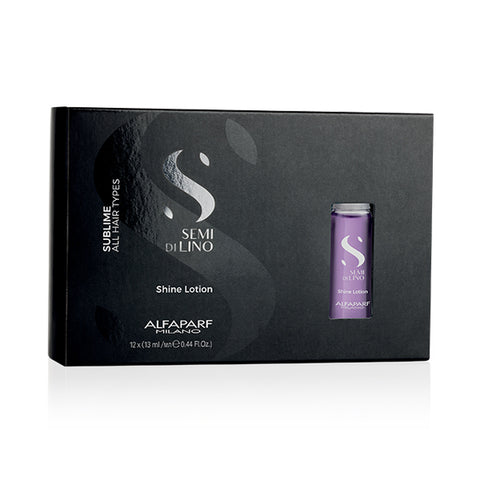 ALFAPARF Pack 6 Ampollas Capilares Shine lotion Semi di lino