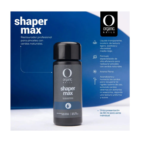 Shaper Max Restaurador Profesional Pinceles Organic Nails