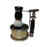 Kit Barbero Clasico, Isopo, Posillo Y Afeitadora, Barberia