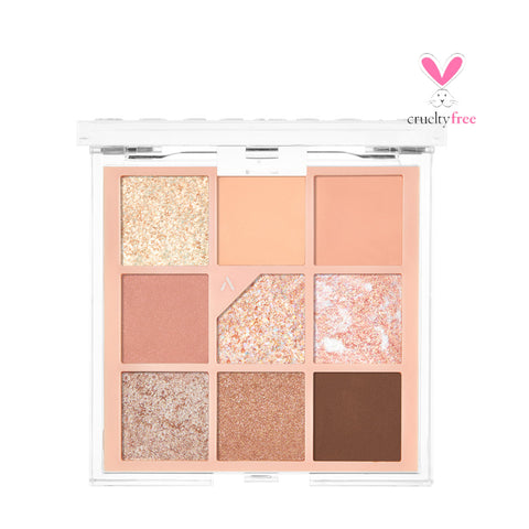 [Unleashia] Paleta de Sombras Glitterpedia N3. All of Coralpink