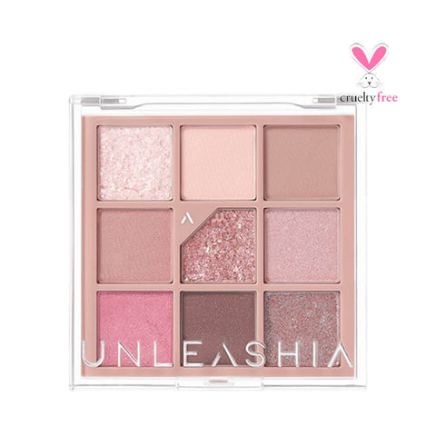 [Unleashia] Paleta de Sombras Glitterpedia N5. All of Dusty Rose