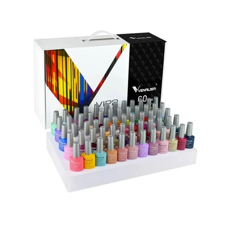 Venalisa® VIP2 Kit Esmaltes Permanente 65 PCS+ Carta