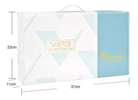 Venalisa® VIP3 Kit Esmaltes Permanente 65 PCS+ Carta