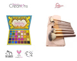 Set Maquillaje Paleta Beauty Creations + 12 Pinceles