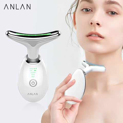 ANLAN Masajeador Led de Cuello Reductor de Papada, Antiarrugas