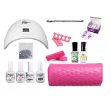 Kit Esmaltado Permanente Francesa Uñas/ Lámpara Led Uv