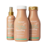 Beaver® Kit Shampoo, Balsamo y Protector Térmico Brazilian Keratin