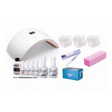 Kit De Esmaltado Permanente De Uñas Lampara Led 24w