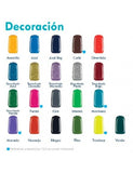 MASGLO Deco escarchado azul