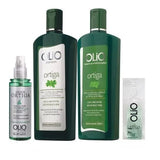 OLIO Pack Shampoo, Acondicionador, Locion y Ampolla Ortiga