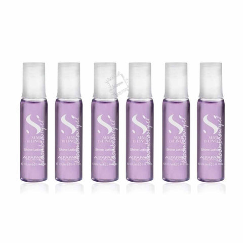 ALFAPARF Pack 6 Ampollas Capilares Shine lotion Semi di lino