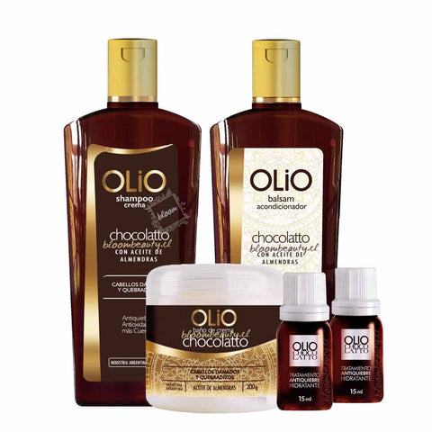 Olio Pack Shampoo + Acondicionador + Crema Chocolatto Pro