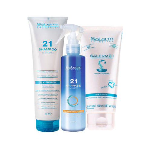 SALERM 21 Kit Shampoo + Bi-fase + Crema 200 ML