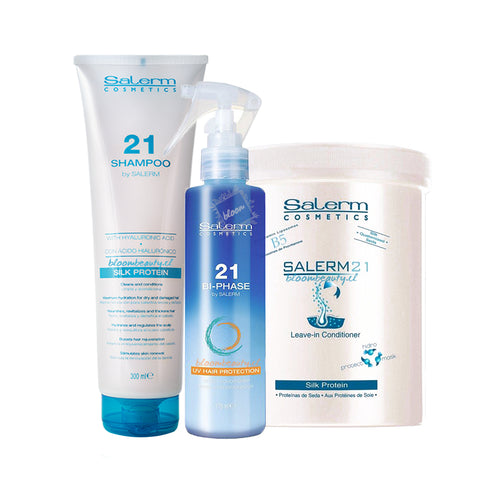 SALERM 21 Kit Shampoo + Bi-fase + Crema 1000 ML